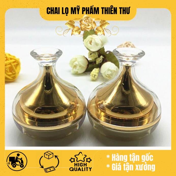 Hủ chiết kem Chóp Vàng 10g / hủ đựng mỹ phẩm