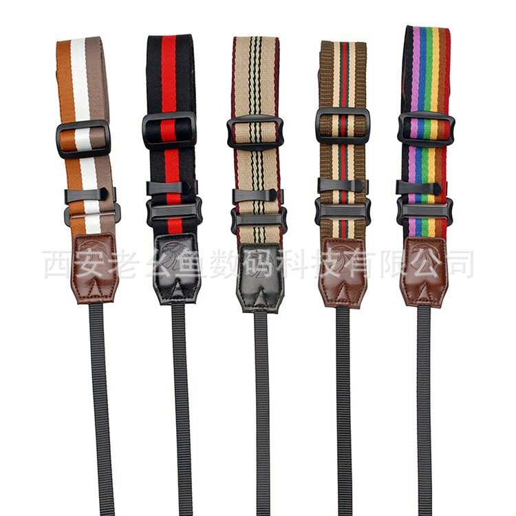 Extended diagonal adjustable length professional SLR camera strap shoulder strap camera strap neck hook for pressure relieffuhsm