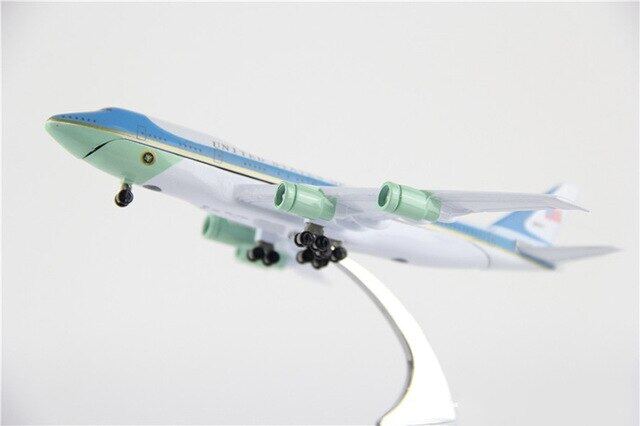 Mô Hình B747-300 Máy Bay 400 16CM 1: 747 Mô Hình Máy Bay Air Force One Có Đế Bằng Hợp Kim Mô Hình Đồ