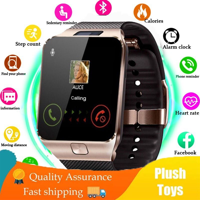 DZ09 Smart Watch with Camera and SIM Support - Free Shipping