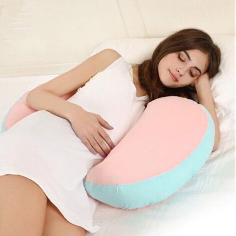 4 màu sắc mang thai U hình dạng bên ngủ gối mang thai bụng hỗ trợ gối bé