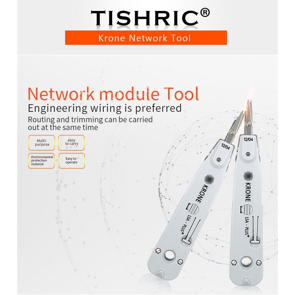 Krone lsa-plus telecom dây cáp điện thoại kìm rj11 rj45 punch down bộ công cụ mạng