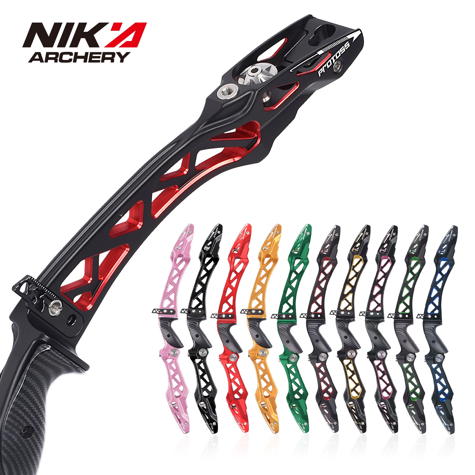 NIKA 25inch ILF ET-11 Recurve Bow Riser Right Hand Traditional Take Down Bows Protoss Recurve Bow Handle Riser - ยี่ห้อ Nika ราคา 13,299 บาท*ส่งฟรี