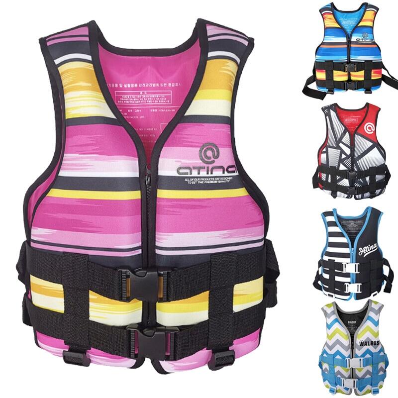 Child Life Vest Kid Swimming Neoprene Jacket for Boys Girls Buoyancy