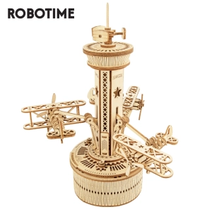 สินค้า Robotime ROKRนาฬิกานกฮูก3Dปริศนาไม้ของเล่นสำหรับของเล่นเด็กผู้ชายเด็กLK503