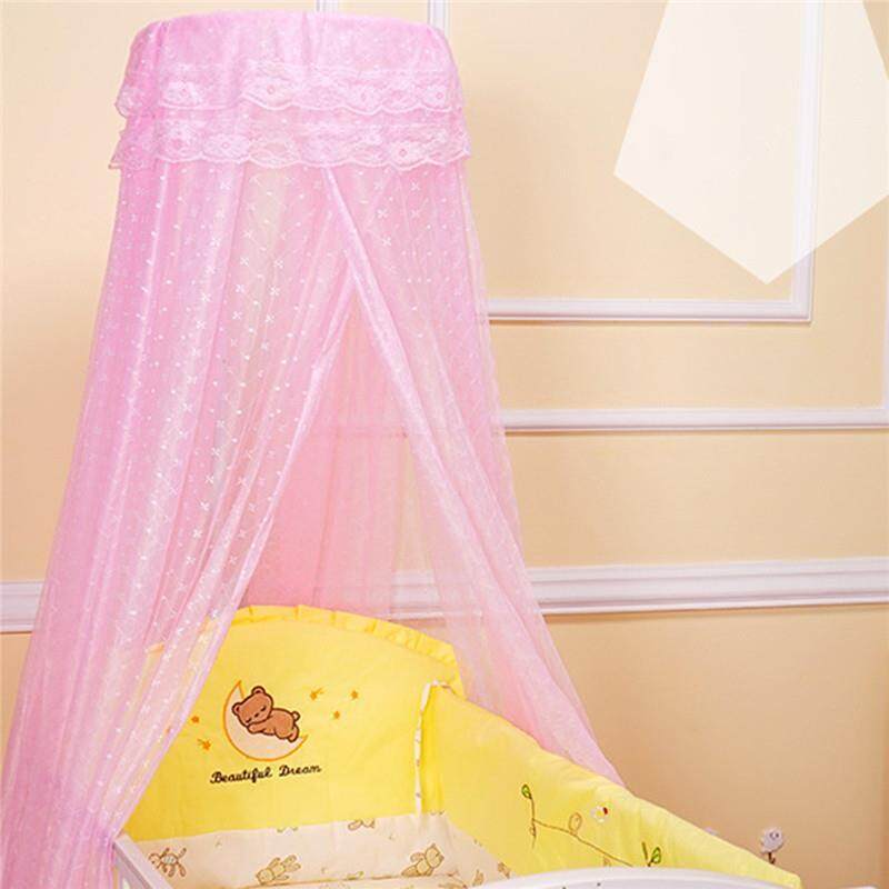 Bé màn muỗi tròn treo lưới màn trùm giường cho trẻ em phòng ngủ muỗi Net