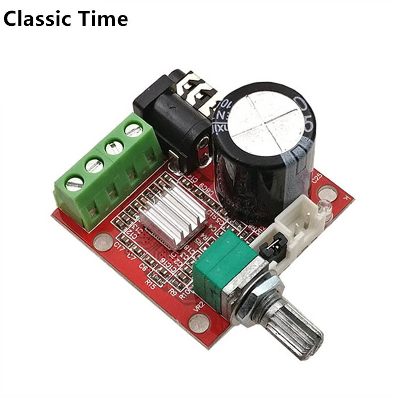 12V Mini Hi-Fi PAM8610 Âm Thanh Nổi Âm Thanh Bảng Khuếch Đại 2X10W Kênh Đôi D Lớp 10W + 10W