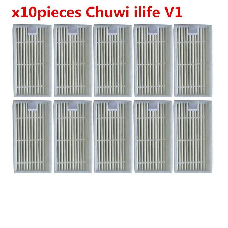 10 cái/lô Robot hút bụi HEPA lọc cho Chuwi Ilife V5 V3 V1 robotisc Máy hút bụi iLife V1