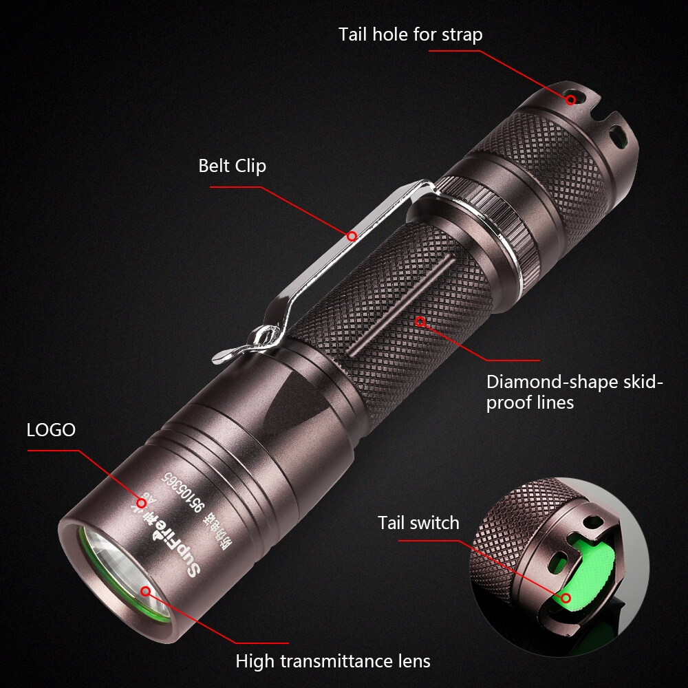 SupFire A6 LED Flashlight 1100LM Mini Waterproof Super Bright ...