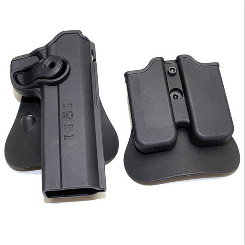 Tactical 1911 Holster Sig 220 & 245 Single stack 9mm Polymer Belt Holster and Magazine Holster