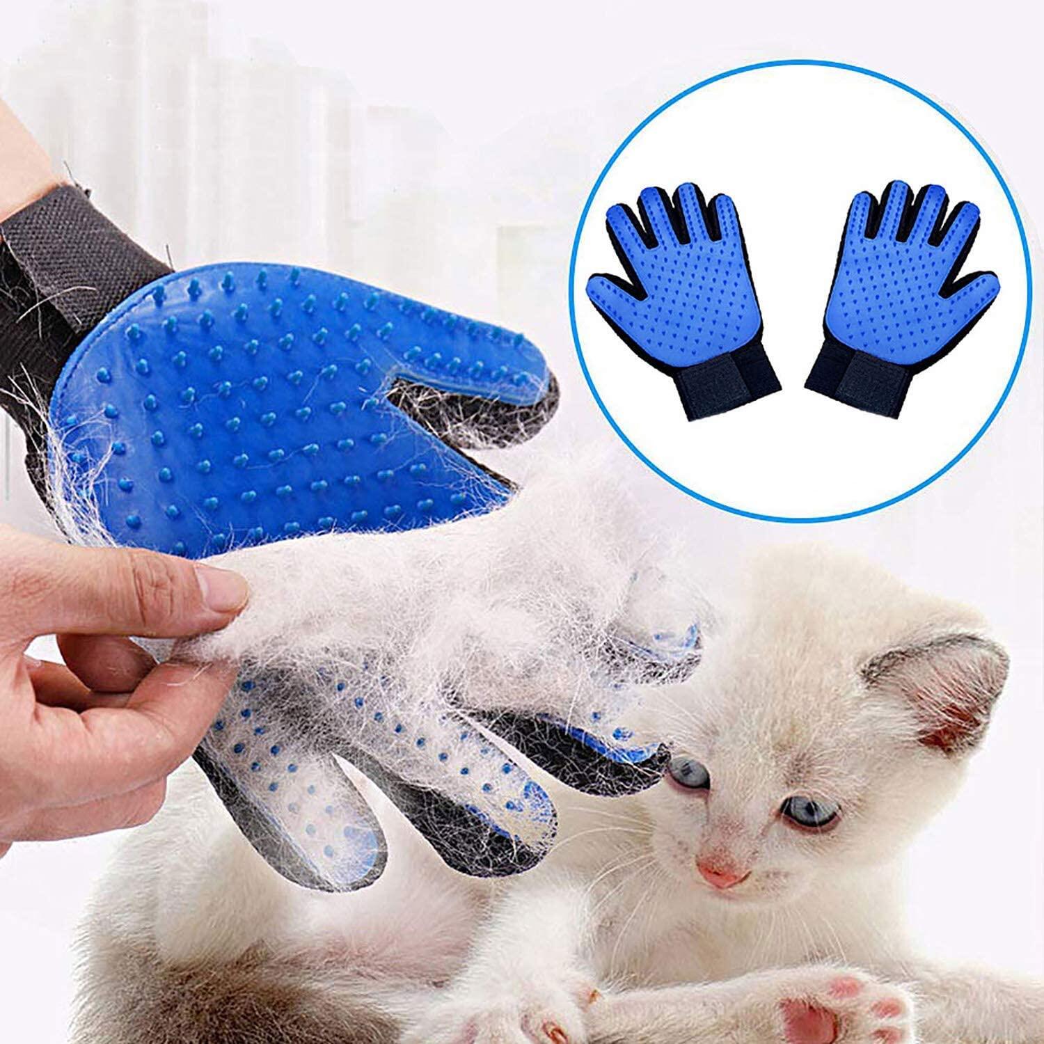 silicone pet brush glove