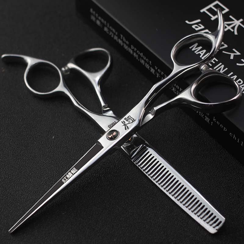 （ 2 pcs ） cửa hàng cắt tóc kéo cắt làm tóc chuyên nghiệp cho salon bộ kéo cắt răng phẳng, kéo cắt đặc biệt để tạo kiểu tóc