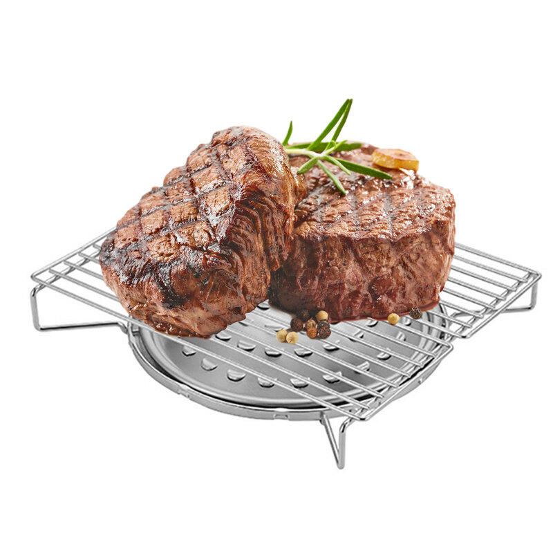 Everso nướng BBQ mini xách tay nướng khi cắm trại BBQ bằng thép không gỉ giá Sưởi ấm nhanh Bếp Ga Giá Thịt Nướng Giá Sưởi ấm nhanh Thịt Nướng Giá BBQ bằng thép không gỉ nướng BBQ