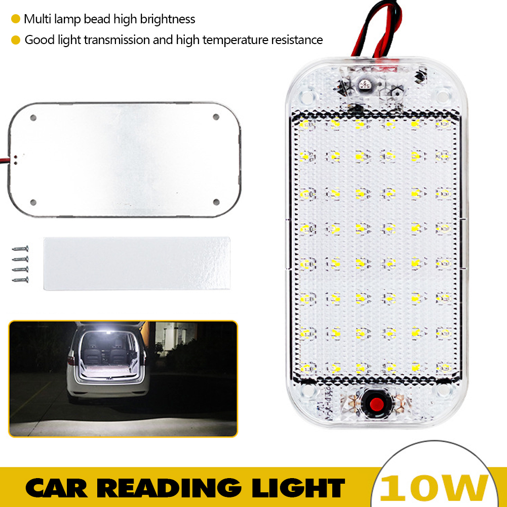 Hittime 12-85v 48led đèn cob nội thất xe hơi xe tải đèn led siêu sáng màu trắng lạnh cho thuyền đèn đọc sách bóng đèn phương tiện đi lại