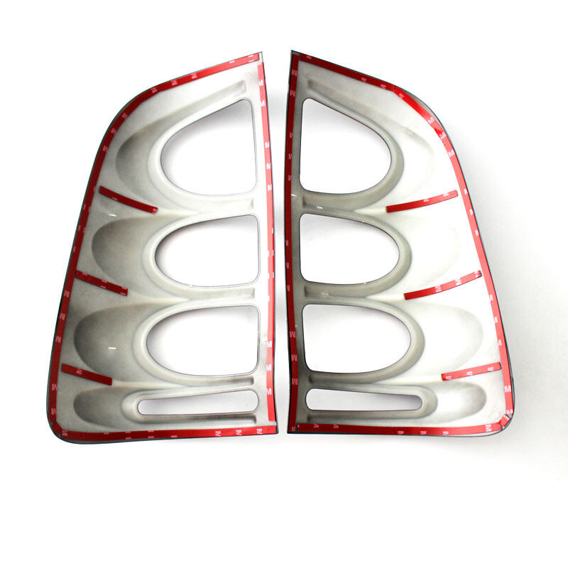 Rear Lights Cover For Toyota Hilux Vigo 20052010 Matte Black Color Car