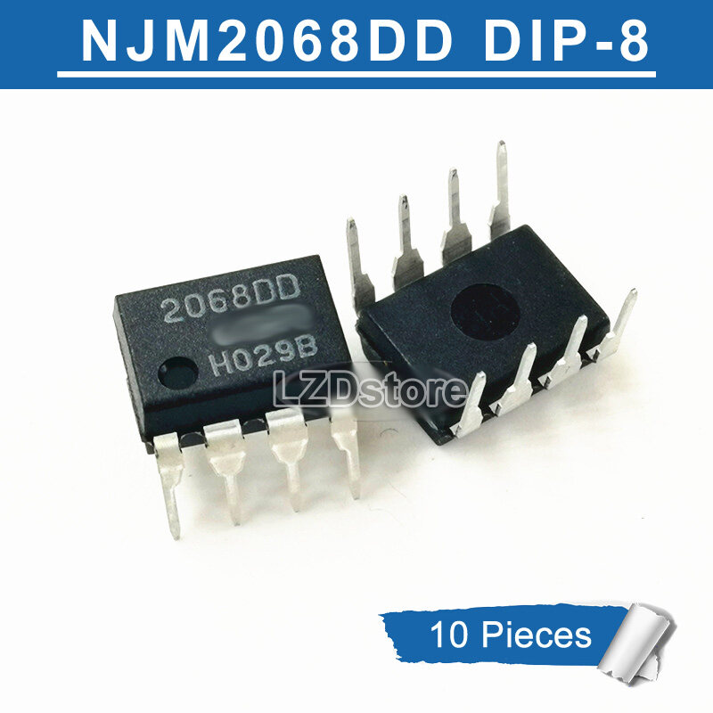 10pcs jrc2068dd Dip-8 2068dd DIP8 jrc2068 njm2068dd 2068 Dip kép hoạt động khuếch đại mới ban đầu