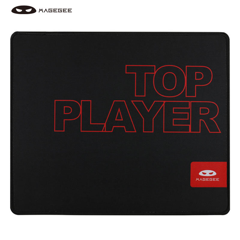 MageGee MousePad Với Khâu Cạnh Cao Cấp Kết Cấu Chuột Mat Non-slip Cao Su Cơ Sở Mousepad Cho Máy Tính Xách Tay Máy Tính & PC Đen