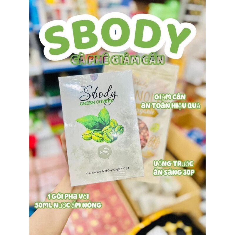 Cà Phê Sbody Green Coffee Giảm Cân Giảm Mỡ Hiệu Quả