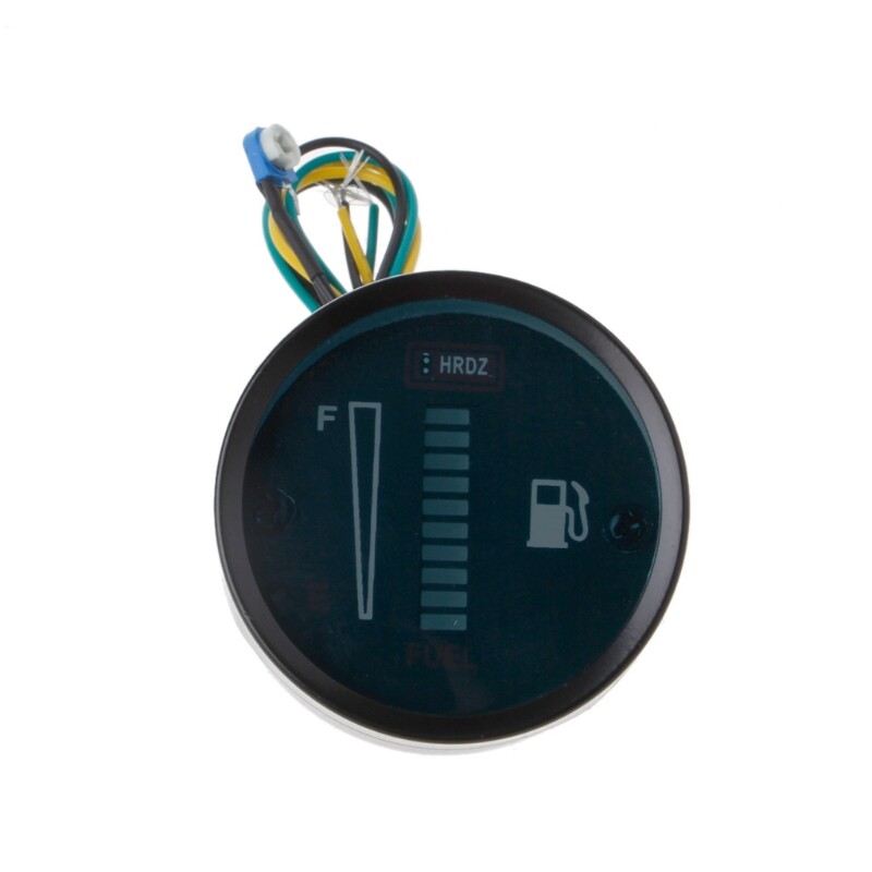 2" 52mm Universal Car Motorcycle Fuel Level Meter Gauge 8 LED Light Display 12V