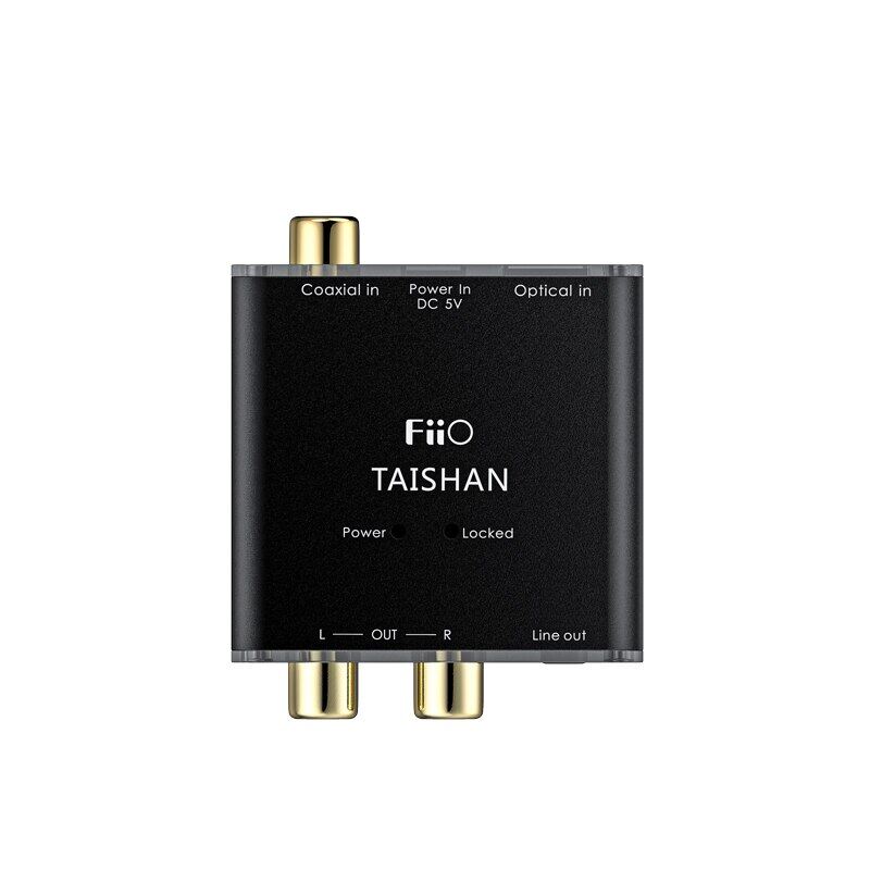 Fiio bộ chuyển đổi giải mã âm thanh kỹ thuật số d03k dac quang đồng trục đầu vào usb rca 3.5mm 192khz/24bit cho tv box/tv kỹ thuật số/âm thanh xe hơi