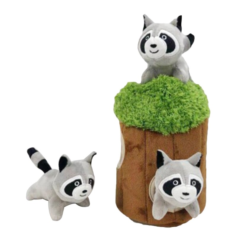 4 món đồ chơi thú cưng nhồi bông sáng tạo kêu cót két đồ chơi chó trốn tìm vui nhộn đồ chơi thú nhồi bông lỗ cây đồ chơi đào hang an toàn không độc hại cho thú cưng