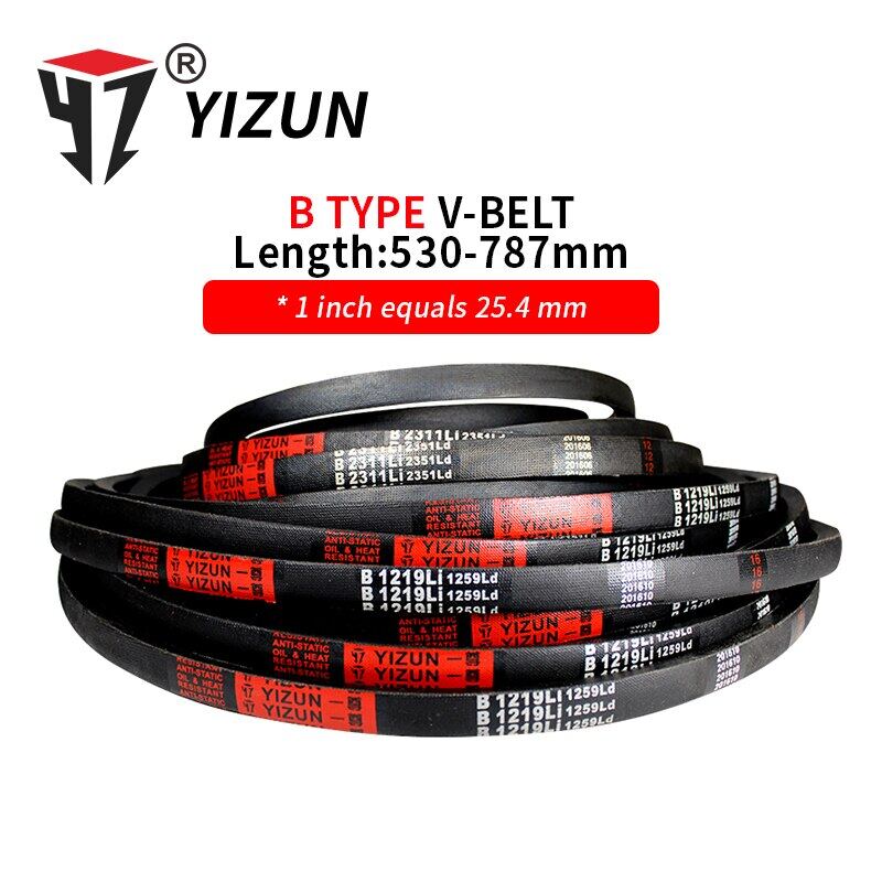 Yizun B loại b530 787mm dây điện cứng cao su ổ đĩa chiều dài bên trong chu