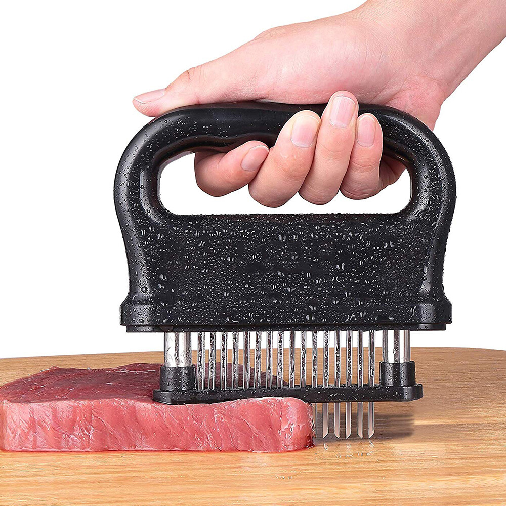 XJING Meat Hammer 48 Blades Needle Meat Tenderizer Knife Beaf Steak Mallet Pounder Professional Meat Hammer Kitchen Cooking Tools