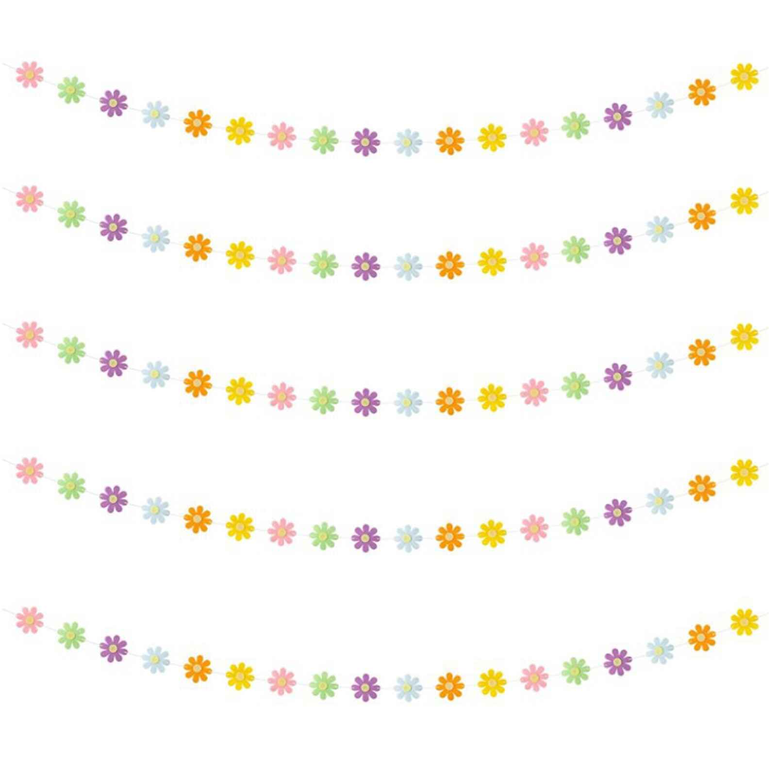 5 cái hoa cutout lớp học Hippie lễ tắm trẻ nhà trang trí nhân tạo cung cấp tinh tế Daisy theo chủ đề sinh nhật multicolol đẹp Mini Retro không dệt vải bên biểu ngữ