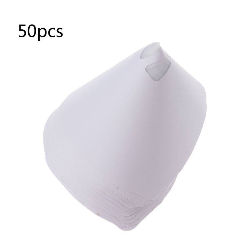 50 cái lưới lọc sơn giấy micron nylon hình nón phễu cốc lọc dùng một lần