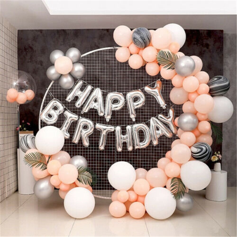 Bộ 2 khung ảnh trang trí tiệc sinh nhật tím ánh kim  bongbongdepcom