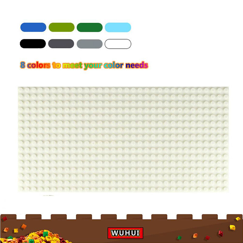 WUHUI Khối Xây Dựng Phụ Kiện Đồ Chơi Khối Nhựa 32 16 Chấm Tấm Đế Đồ Chơi Cổ Điển Màu Hồng Tấm Đế GẠCH XÂY DỰNG Phụ Kiện Cho Trẻ Em Mẫu Giáo Từ 3 Tuổi Trở Lên Đồ Chơi Trẻ Em Tương Thích Với Tất Cả Các Thương Hiệu
