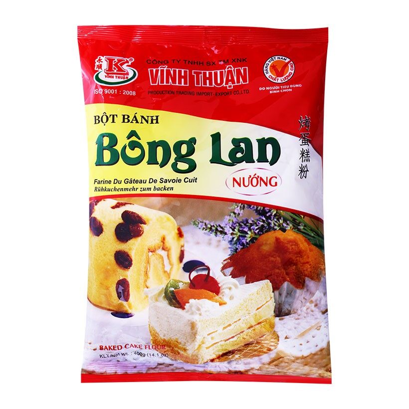 Bột bánh bông lan nướng vĩnh thuận gói 400g