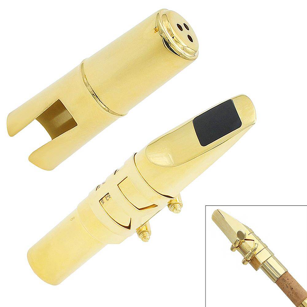 SLADE A2 Alto Gold Plated Saxophone Mouthpiece Size 5C 6C 7C 8C - ยี่ห้อ SLADE ราคา 936 บาท*ส่งฟรี