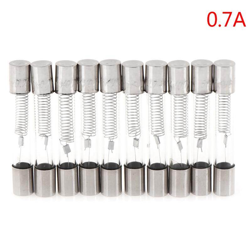 Pancras 10 Chiếc Cầu Chì Lò Vi Sóng 5KV, Điện Áp Cao Cầu Chì 0.65A 0.7A 0.75A 0.8A 0.9A