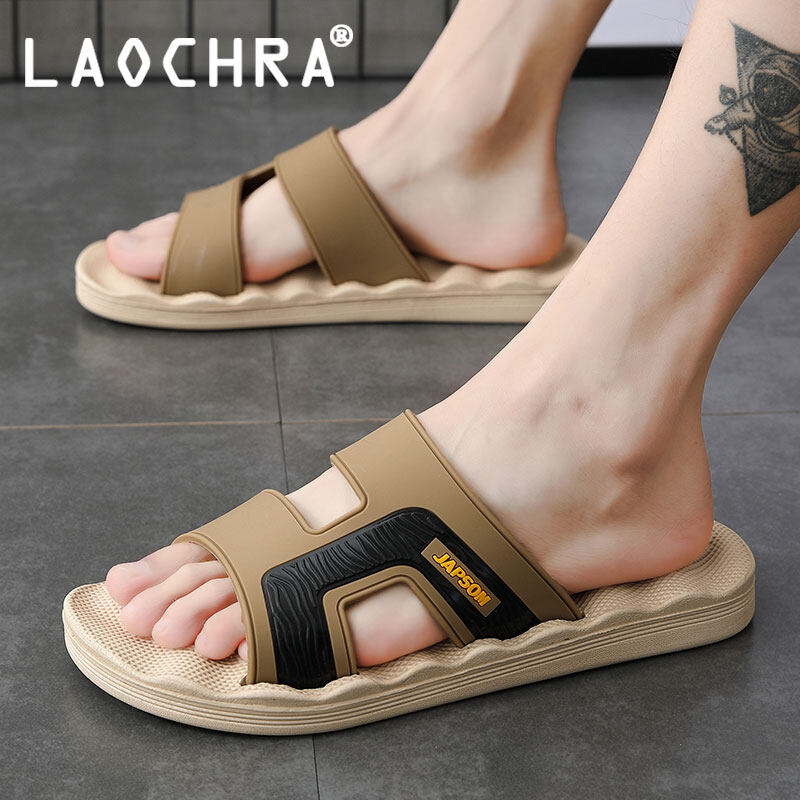 Laochra Dép Mùa Hè Cho Nam Giới Chống Trượt Giày Đi Biển Cỡ Lớn 39-47 Chống Trượt Thời Trang Giày Nam