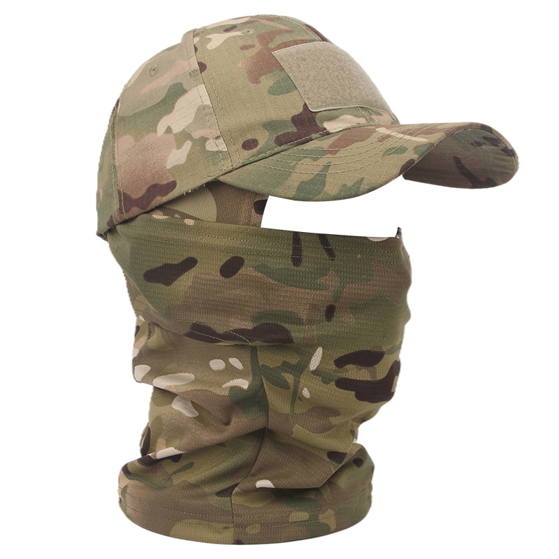 【New Fire】 MEGE Tactical CamouflageHatBeaniesArmy Skullies Unisex Hip Hop Knitted Cap Elastic Outdoor Cap
