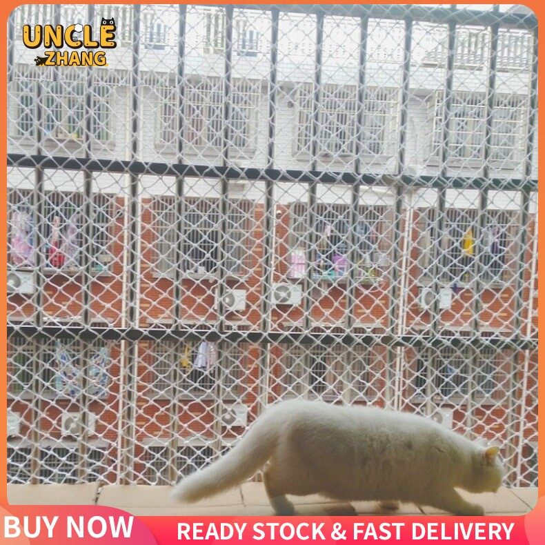 Durable Nylon Pet Safety Net Pet Dog Fence Protective Net Protection Rail Balcony Fence Stair Net Children Pet Playground Guardrail