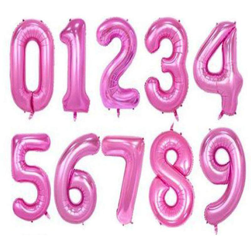 number balloon 40 inch 1st birthday party decorations kids foil balloons party supplies mermaid party wedding digit ballons (6)