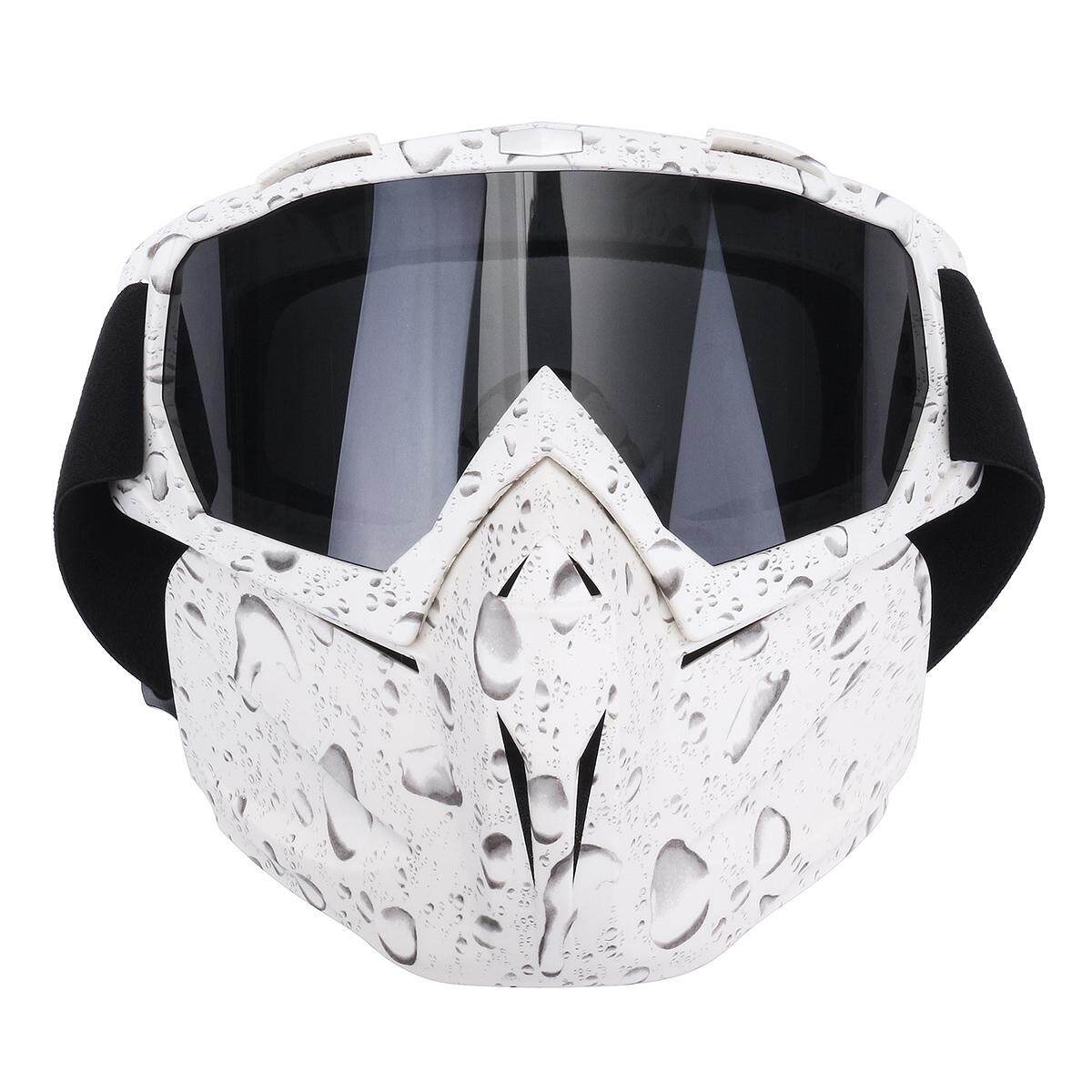 Generic Motorcycle Open Face Shield Skiing Snow Glasses Off Road Dirt