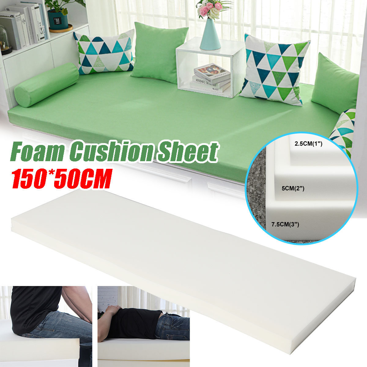 Foam Sofa Seat Cushion Replacement Sheet Baci Living Room