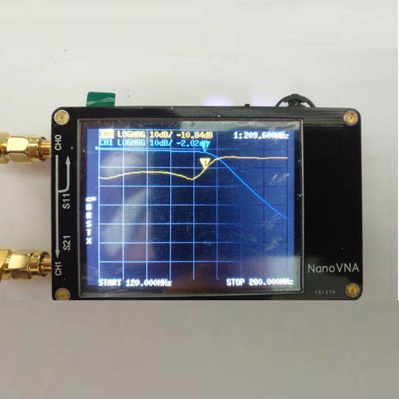 NanoVNAH Vector Network Analyzer HF VHF UHF Antenna Analyzer Measuring S Parameters VSWR and