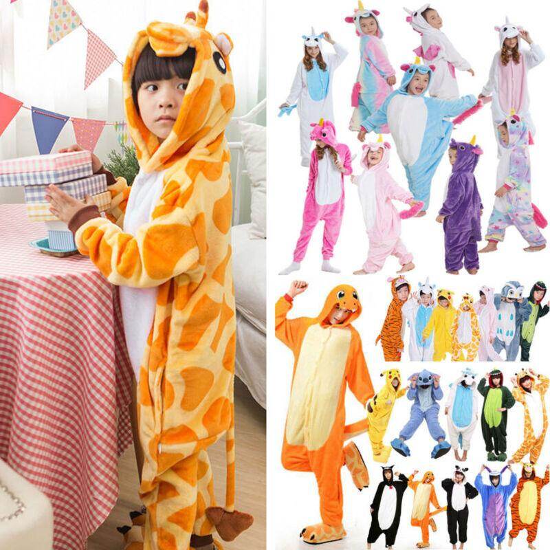 Kraiefs Đồ Ngủ Cho Người Lớn Trẻ Em Trang Phục Hóa Trang Anime Kigurumi Đồ Ngủ Onesi1 Hình Động Vật Quần Áo COD