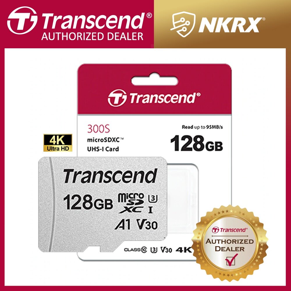 Transcend 300s A1 microSD Card - 32GB, 64GB