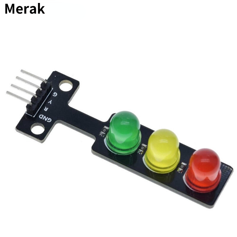 Mô đun đèn led phát sáng đèn giao thông mô đun đèn giao thông tín hiệu số 5v khối xây dựng điện tử
