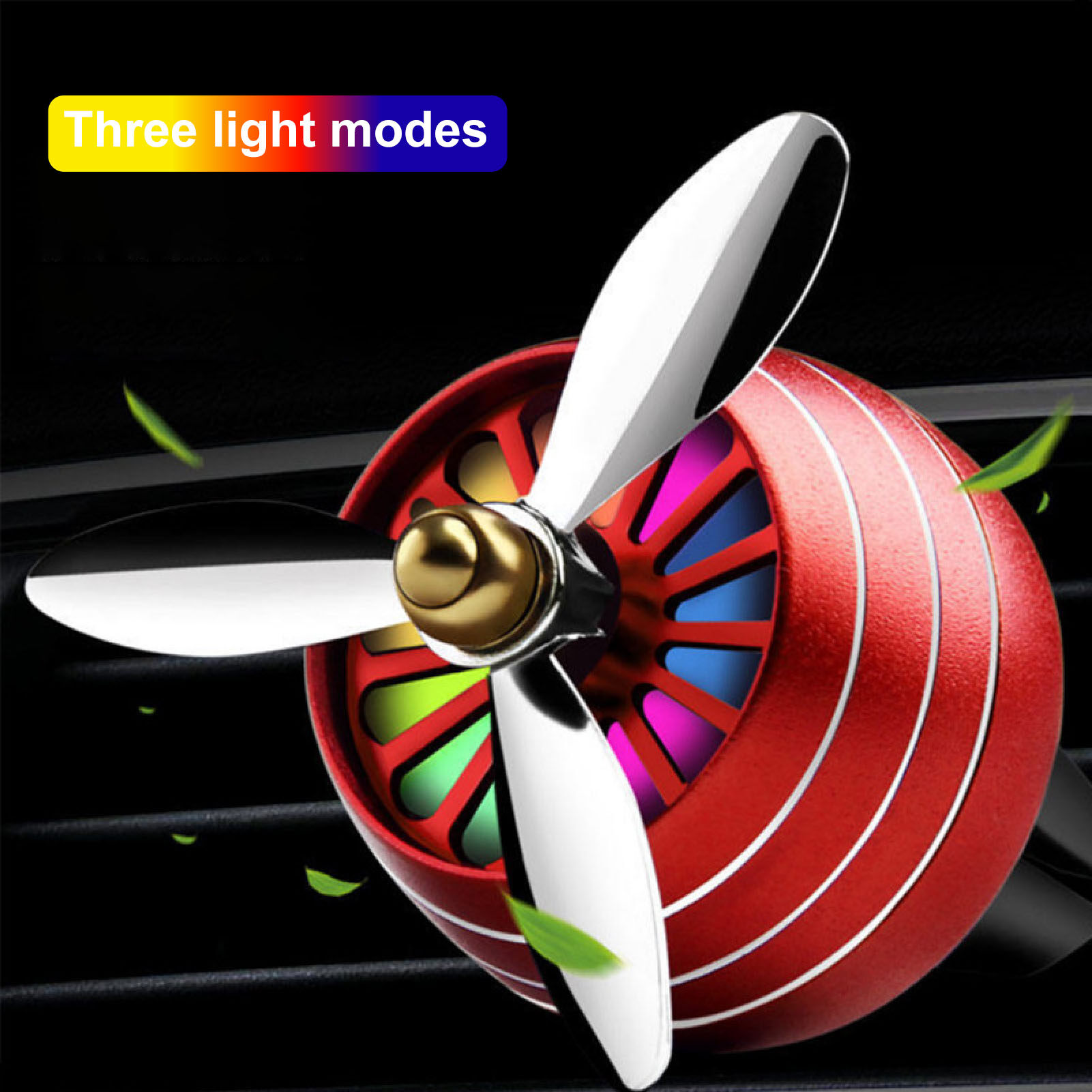 ONWRACE Car Perfume Easy to Install Fresh Scent Propeller Shape Vehicle