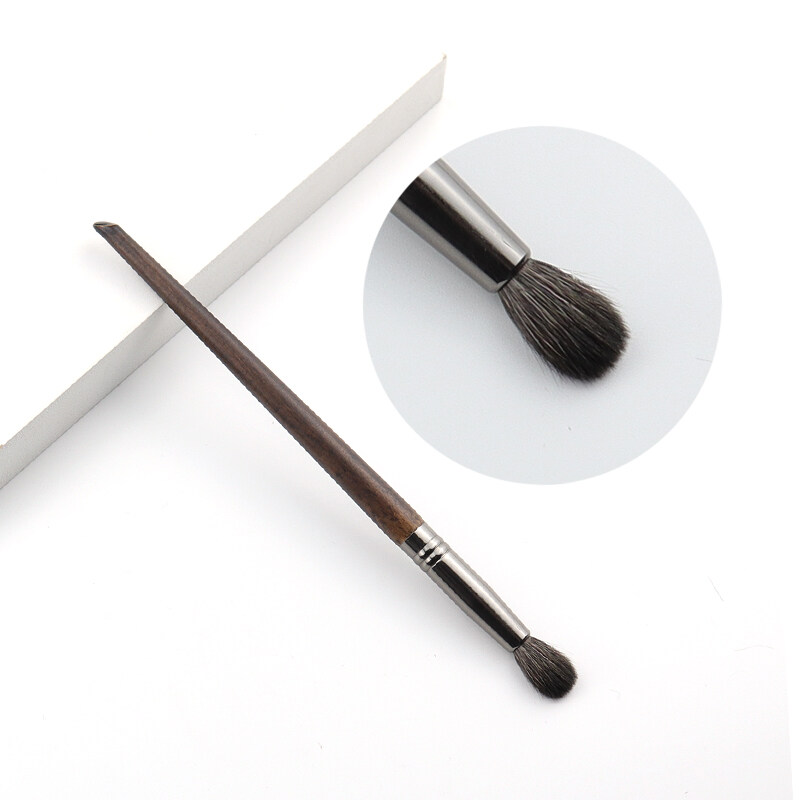 OVW Bàn Chải Pha Trộn Mắt Ovw 1 Chiếc Lông Dê Tự Nhiên Cọ Trang Điểm XQ11 Mắt Nhăn Thon