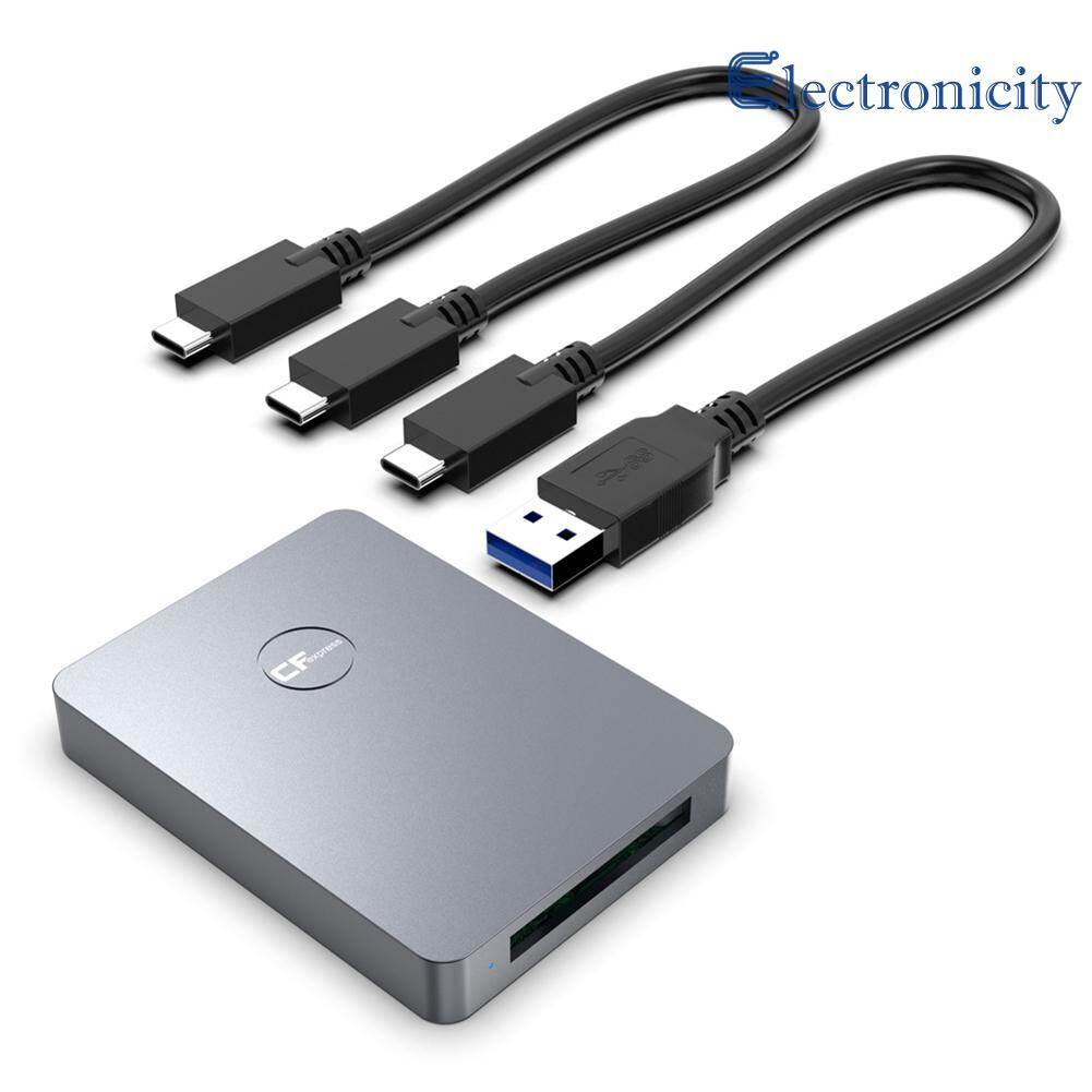 Rocketek đầu đọc thẻ cfexpress type b cr316 bằng nhôm usb3.1 gen 2 10gbps
