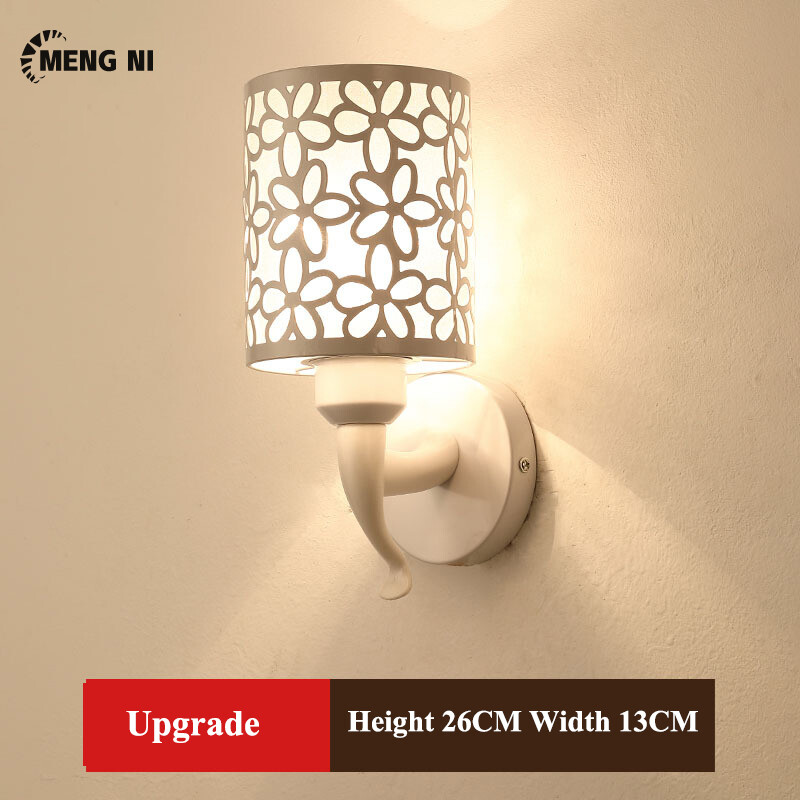 Hangdianđèn tường e27 bóng đèn phòng ngủ miễn phí đèn cạnh giường đèn trang trí phòng đèn phòng khách đèn lối đi