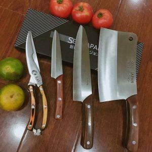 Bộ Dao Kéo 4 món SEKI Nhất Bản hàng chính hãng mua 1 lần dùng cả đời