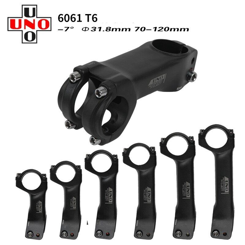 UNO Pô Tăng Xe Đạp Pô Tăng Xe Đạp Đường Trường 7 Độ Siêu Nhẹ Phuộc Xe Đạp Leo Núi Kalloy 28.6Mm 70/80/90/31.8/100/110 Mm 120Mm